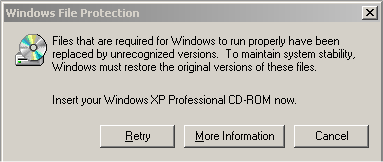 Windows File Protection